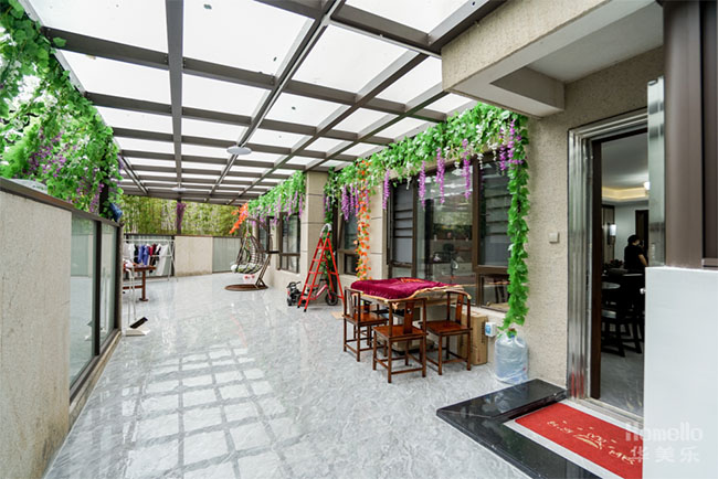 162㎡大平層+室內花園,這樣造的新中式特別舒適